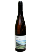 Five Pinot Gris bottle with a label featuring a scenic landscape on a white background