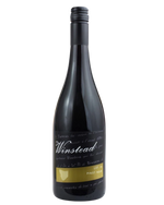 Winstead Lot 16 Pinot Noir with black label and gold strip with white writing 